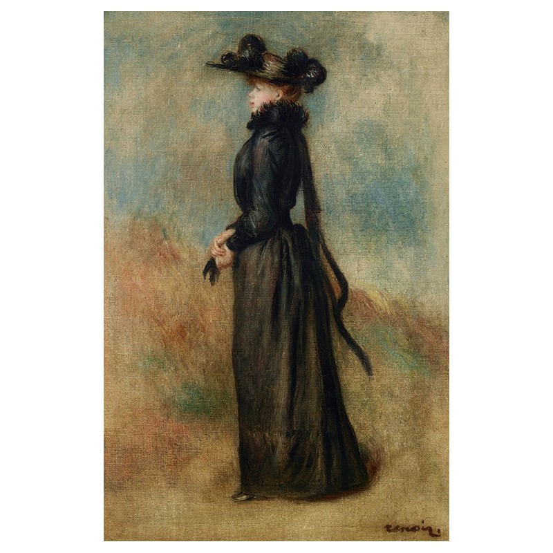  Obraz na płótnie 50x75cm Pierre-Auguste Renoir Spacerująca kobieta