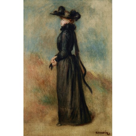  Obraz na płótnie 50x75cm Pierre-Auguste Renoir Spacerująca kobieta