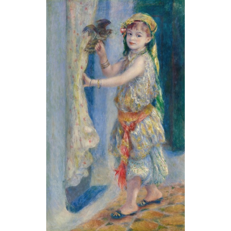  Obraz na płótnie 50x80cm Pierre-Auguste Renoir Dziecko z ptakiem