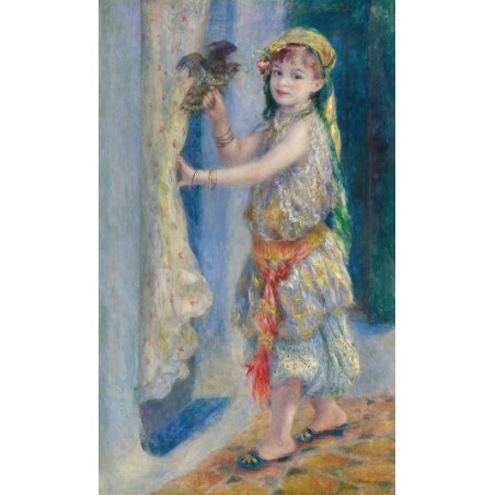  Obraz na płótnie 50x80cm Pierre-Auguste Renoir Dziecko z ptakiem