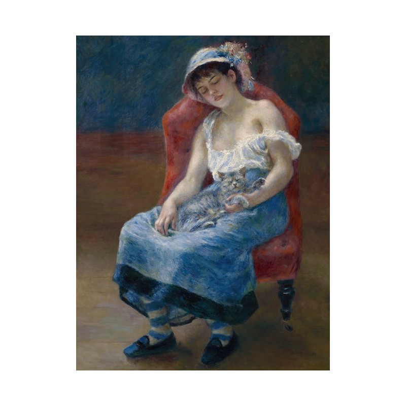  Obraz na płótnie 50x70cm Pierre-Auguste Renoir Śpiąca dziewczyna