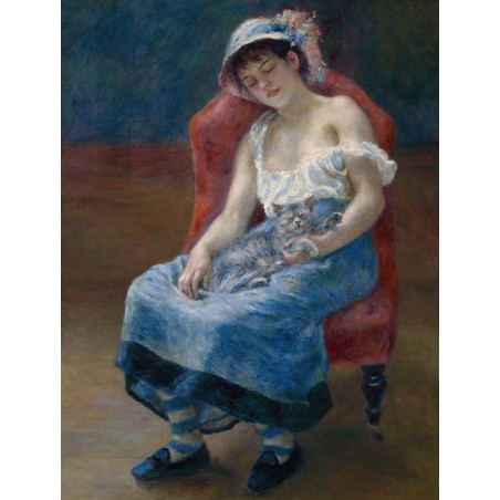  Obraz na płótnie 50x70cm Pierre-Auguste Renoir Śpiąca dziewczyna