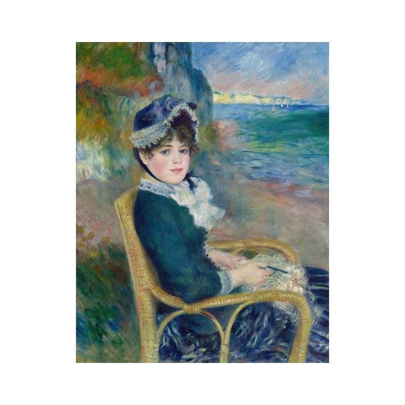  Obraz na płótnie 50x60cm Pierre-Auguste Renoir Nad brzegiem morza