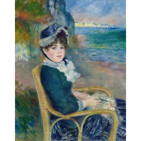  Obraz na płótnie 50x60cm Pierre-Auguste Renoir Nad brzegiem morza