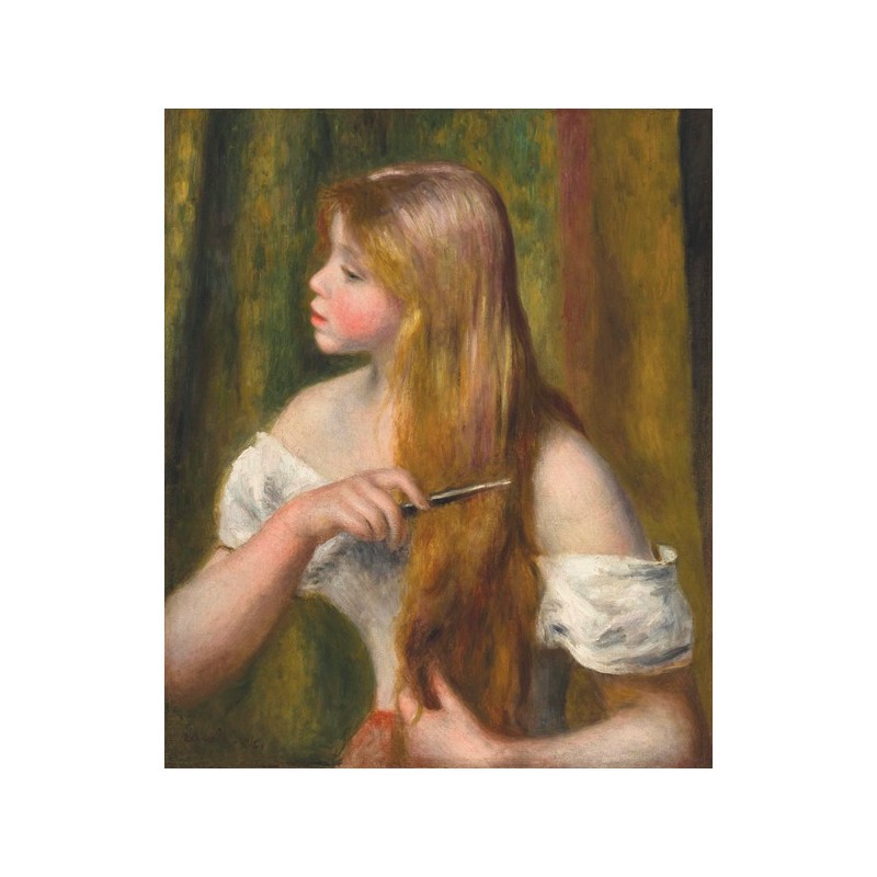  Obraz na płótnie 50x60cm Pierre-Auguste Renoir Młoda dziewczyna