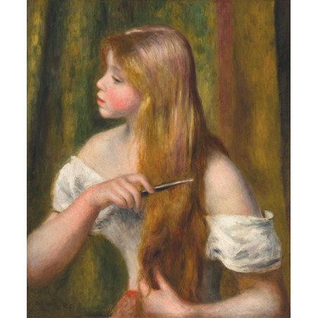  Obraz na płótnie 50x60cm Pierre-Auguste Renoir Młoda dziewczyna