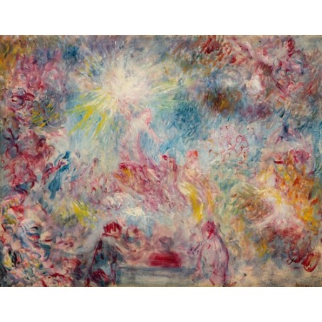  Obraz na płótnie 50x40cm Pierre-Auguste Renoir Różowa Alegoria