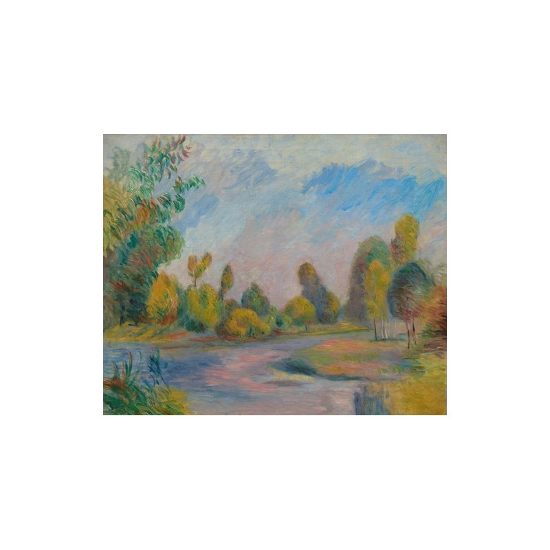  Obraz na płótnie 50x40cm Pierre-Auguste Renoir Nad brzegiem rzeki