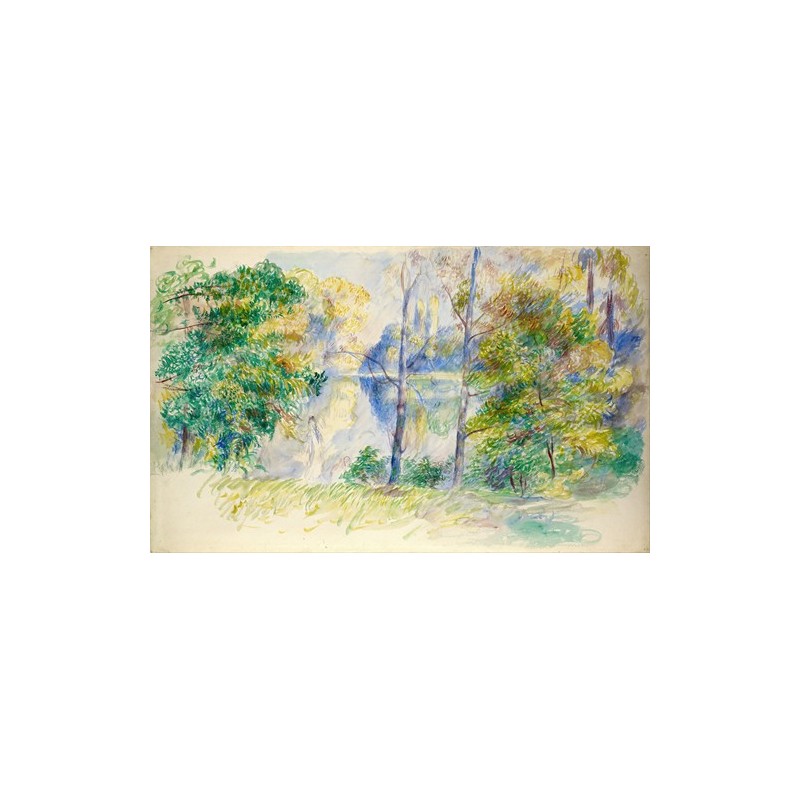  Obraz na płótnie 50x30cm Pierre-Auguste Renoir Widok na park