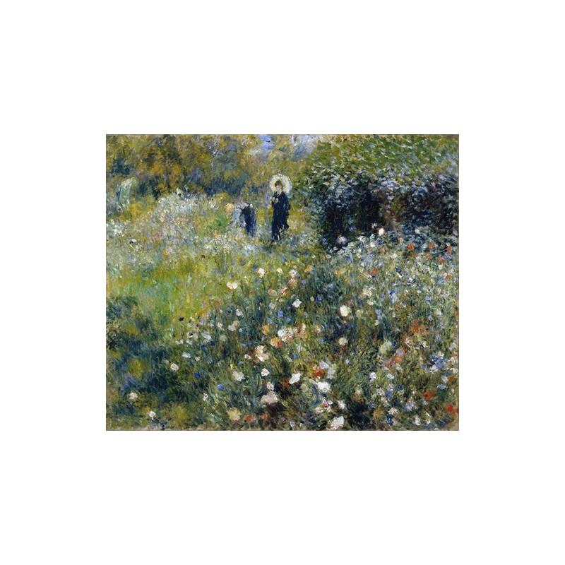  Obraz na płótnie 50x40cm Pierre-Auguste Renoir Kobieta z parasolką w ogrodzie