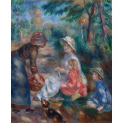  Obraz na płótnie 50x60cm Pierre-Auguste Renoir Sprzedawczyni jabłek