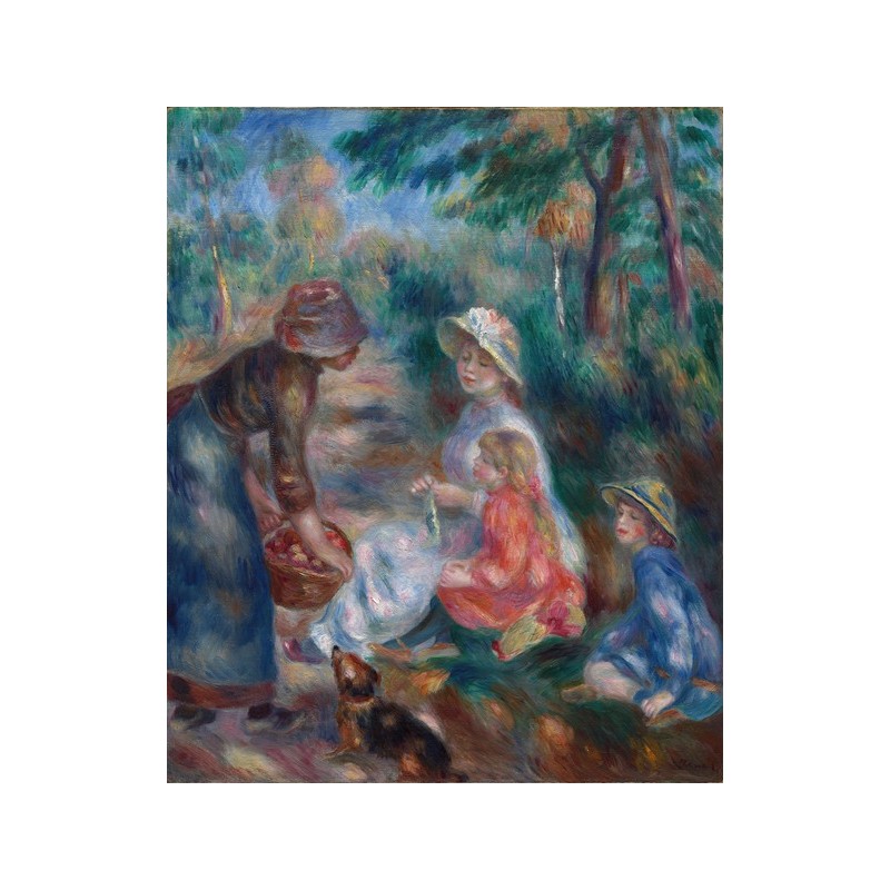  Obraz na płótnie 50x60cm Pierre-Auguste Renoir Sprzedawczyni jabłek