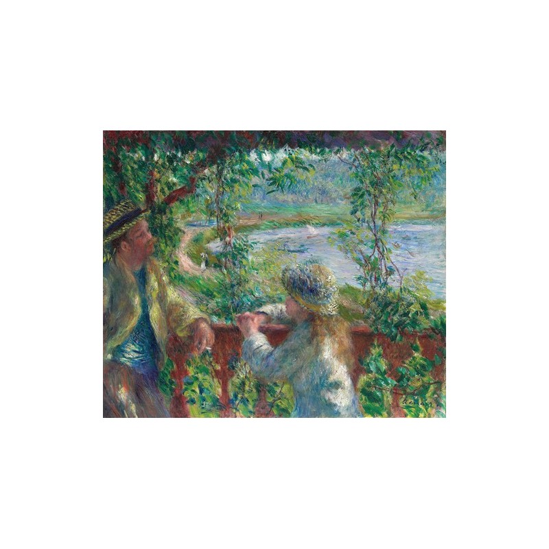  Obraz na płótnie 50x40cm Pierre-Auguste Renoir Nad jeziorem