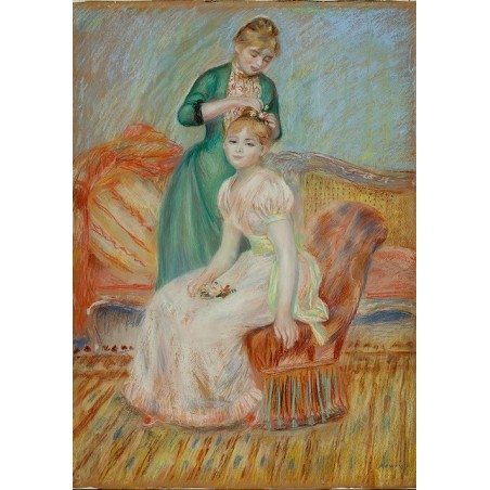  Obraz na płótnie 50x70cm Pierre-Auguste Renoir Toaleta