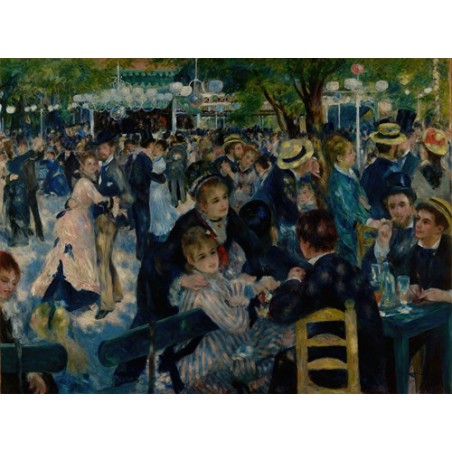  Obraz na płótnie 50x35cm Pierre-Auguste Renoir Taniec w Moulin de la Galette