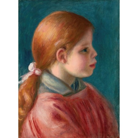  Obraz na płótnie 50x70cm Pierre-Auguste Renoir Młoda dziewczyna