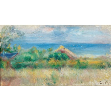 Obraz na płótnie 50x30cm Pierre-Auguste Renoir Pejzaż z widokiem na morze