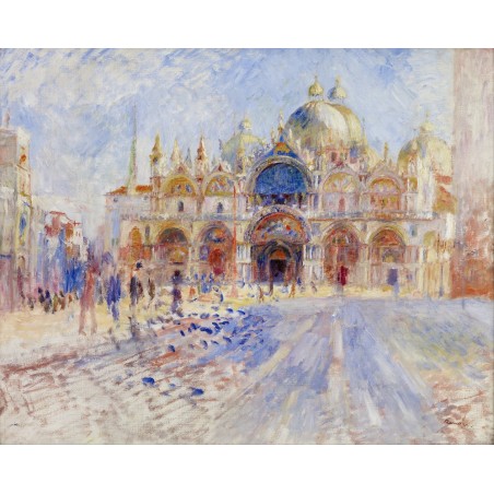  Obraz na płótnie 100x80cm Pierre-Auguste Renoir Plac św. Marka w Wenecji