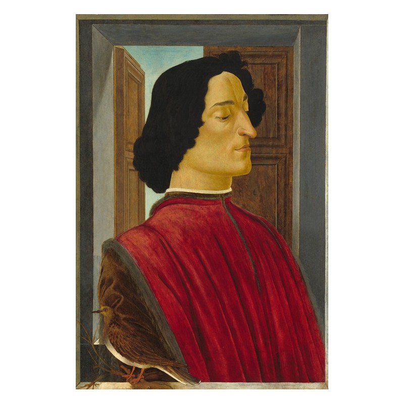  Obraz na płótnie 50x75cm Sandro Botticelli Giuliano de’ Medici