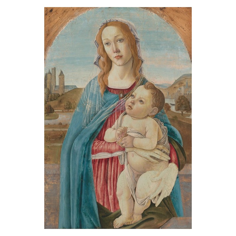  Obraz na płótnie 50x75cm Sandro Botticelli Madonna z Dzieciątkiem
