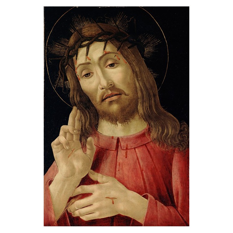  Obraz na płótnie 50x75cm Sandro Botticelli Zmartwychwstały Chrystus