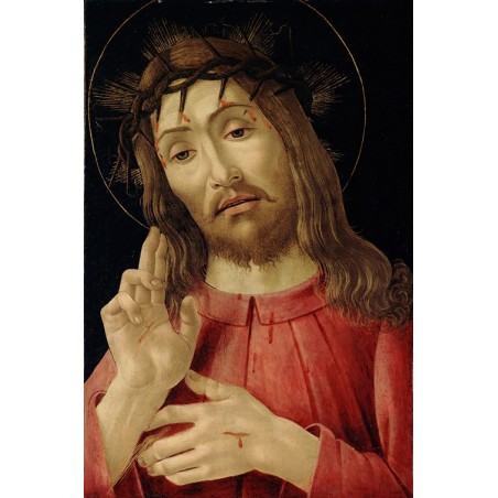  Obraz na płótnie 50x75cm Sandro Botticelli Zmartwychwstały Chrystus