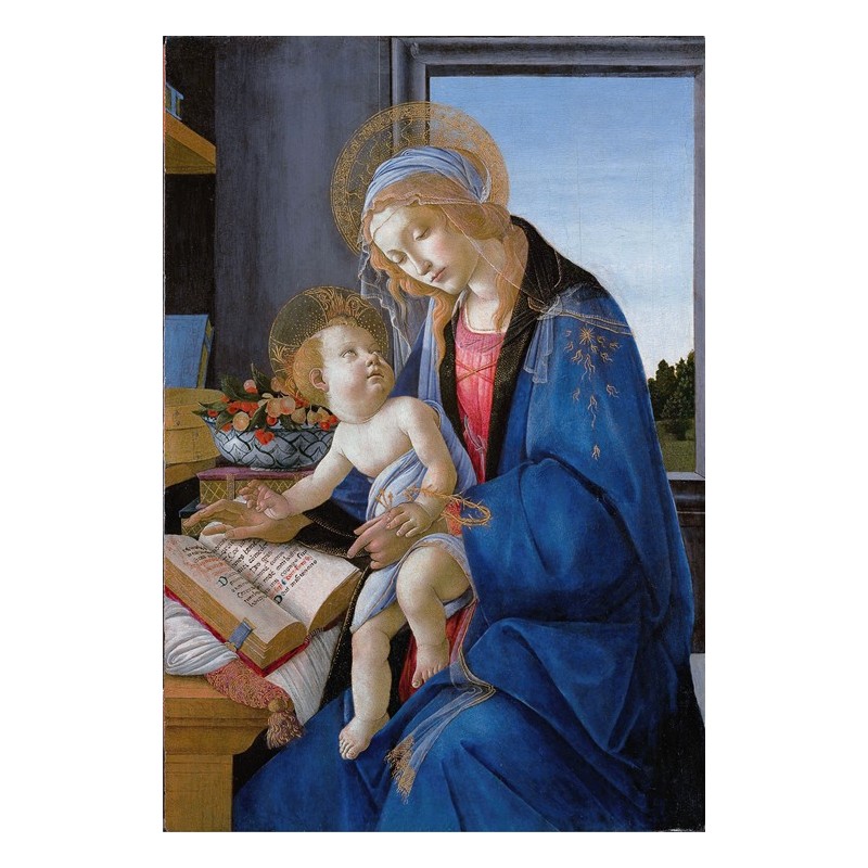  Obraz na płótnie 50x75cm Sandro Botticelli Madonna z Dzieciątkiem