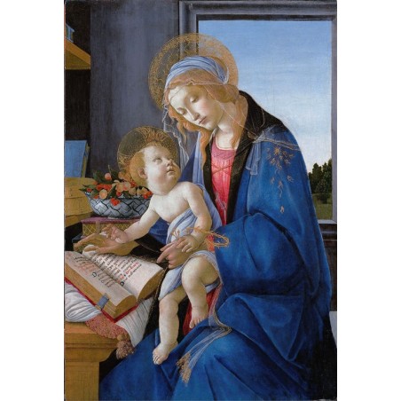  Obraz na płótnie 50x75cm Sandro Botticelli Madonna z Dzieciątkiem