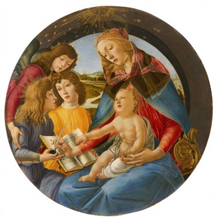  Obraz na płótnie 50x50cm Sandro Botticelli Madonna