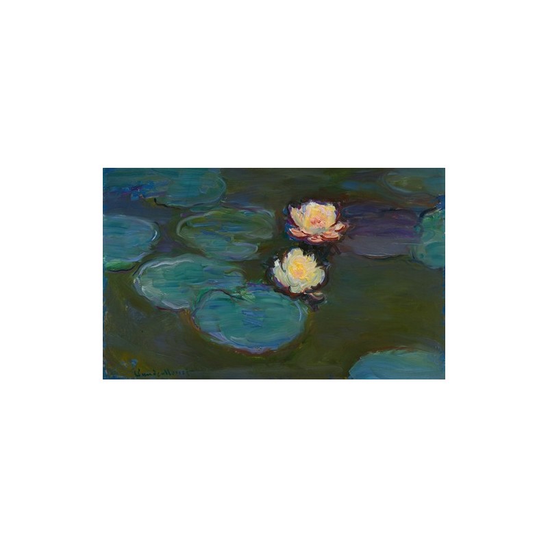  Obraz na płótnie 50x30cm Claude Monet Nenufary