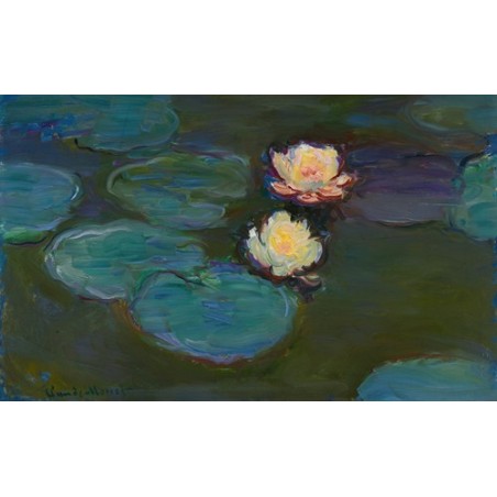  Obraz na płótnie 50x30cm Claude Monet Nenufary