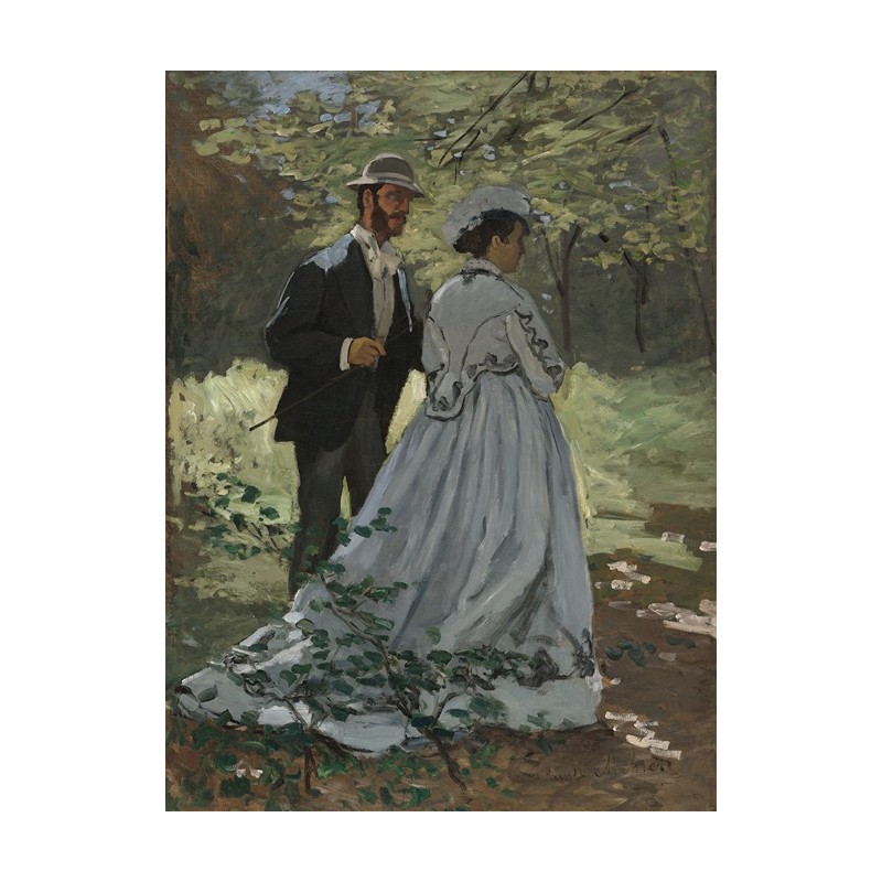  Obraz na płótnie 50x70cm Claude Monet Śniadanie na trawie