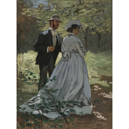  Obraz na płótnie 50x70cm Claude Monet Śniadanie na trawie