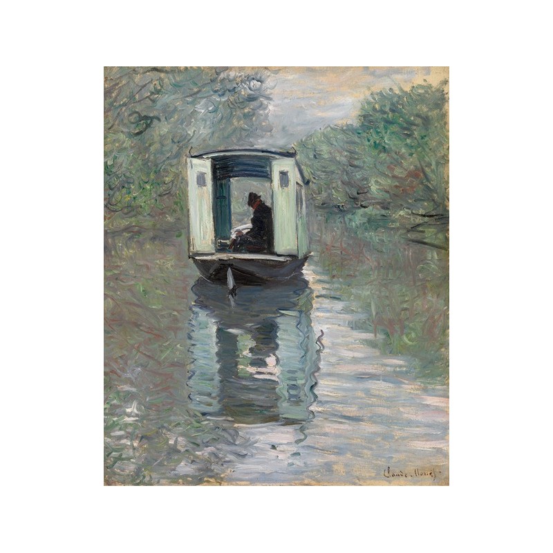  Obraz na płótnie 50x60cm Claude Monet Łódź pracownia