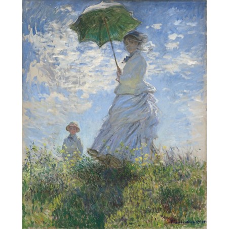  Obraz na płótnie 50x60cm Claude Monet Kobieta z parasolką