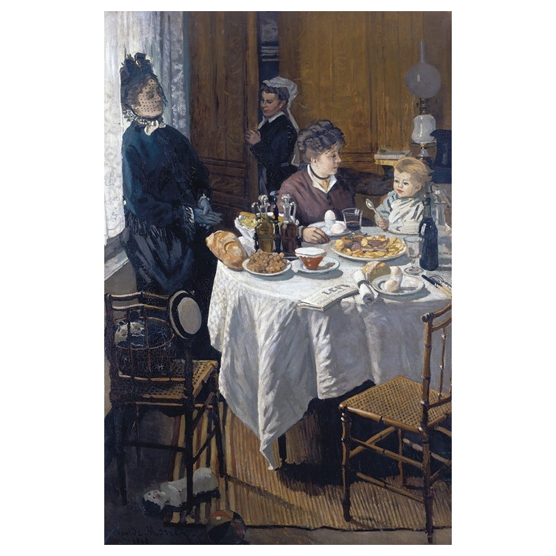  Obraz na płótnie 50x75cm Claude Monet Obiad
