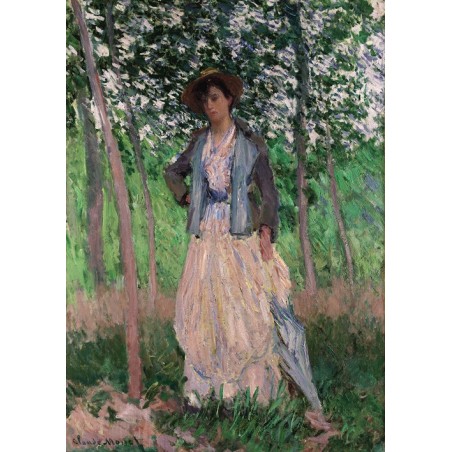  Obraz na płótnie 50x70cm Claude Monet Spacerowiczka