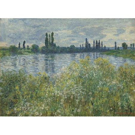  Obraz na płótnie 50x35cm Claude Monet Brzegi Sekwany