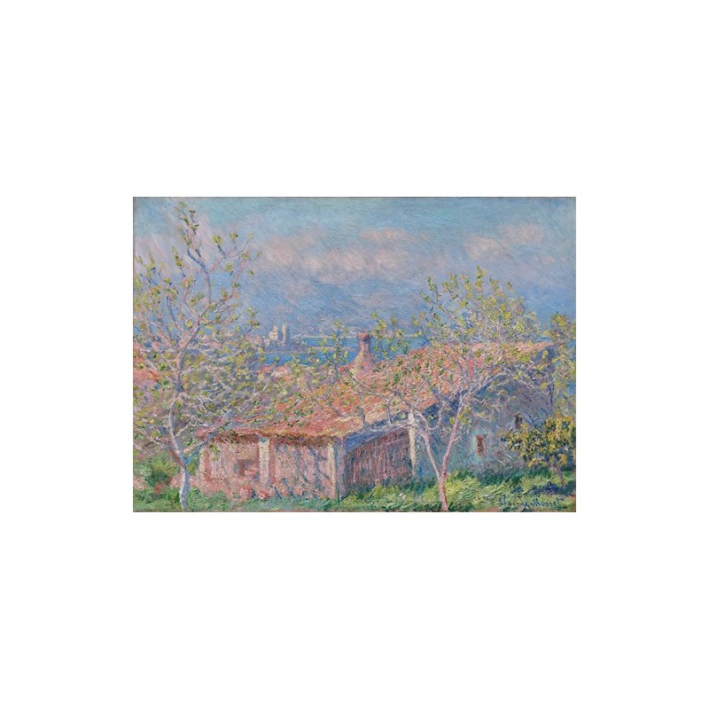  Obraz na płótnie 50x35cm Claude Monet Dom ogrodnika w Antibes
