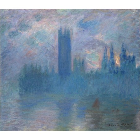  Obraz na płótnie 50x40cm Claude Monet Londyn