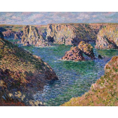  Obraz na płótnie 50x40cm Claude Monet Port-Domois