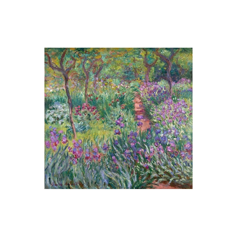  Obraz na płótnie 50x50cm Claude Monet Ogród artysty w Giverny