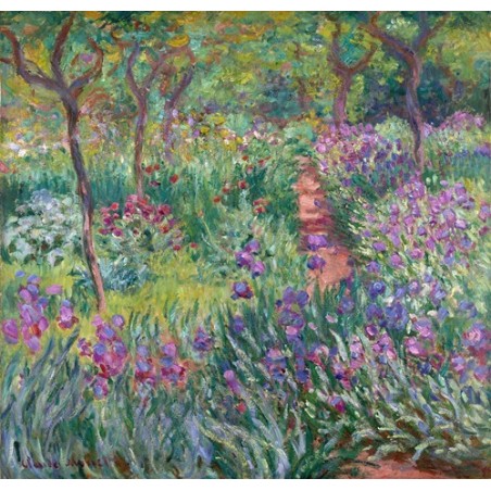  Obraz na płótnie 50x50cm Claude Monet Ogród artysty w Giverny
