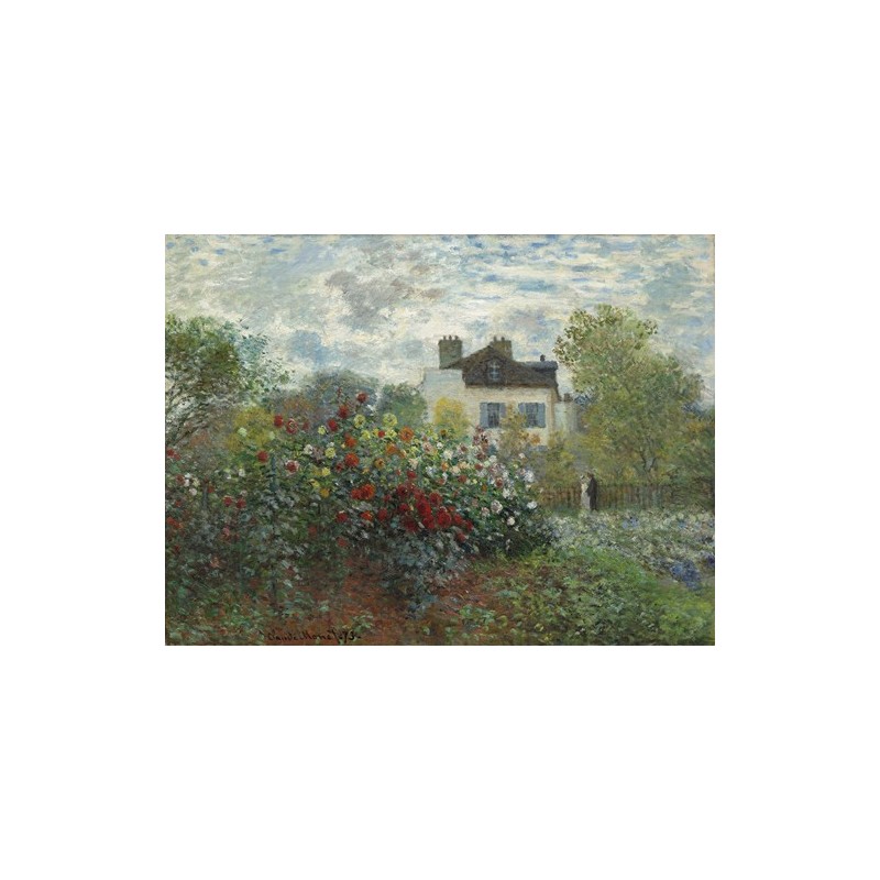  Obraz na płótnie 50x40cm Claude Monet Ogród w Argenteuil