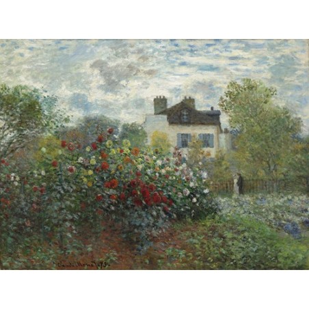 Obraz na płótnie 50x40cm Claude Monet Ogród w Argenteuil