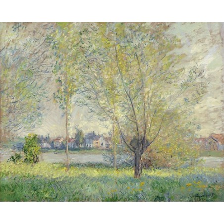  Obraz na płótnie 50x40cm Claude Monet Wierzby