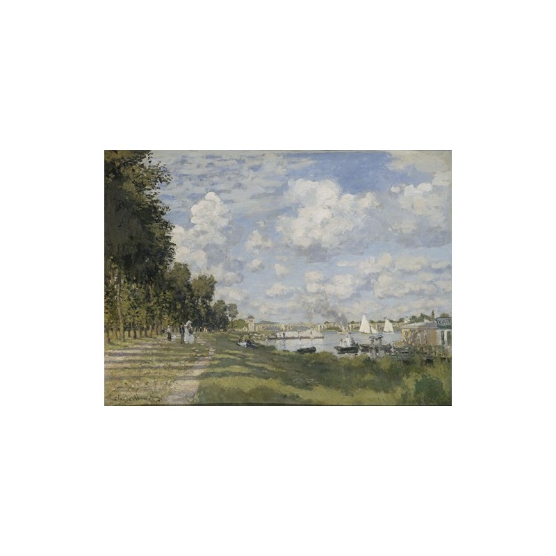  Obraz na płótnie 50x35cm Claude Monet Basen w Argenteuil