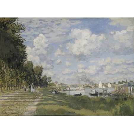  Obraz na płótnie 50x35cm Claude Monet Basen w Argenteuil