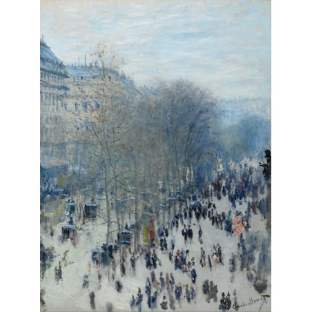  Obraz na płótnie 50x70cm Claude Monet Bulwar Kapucynów