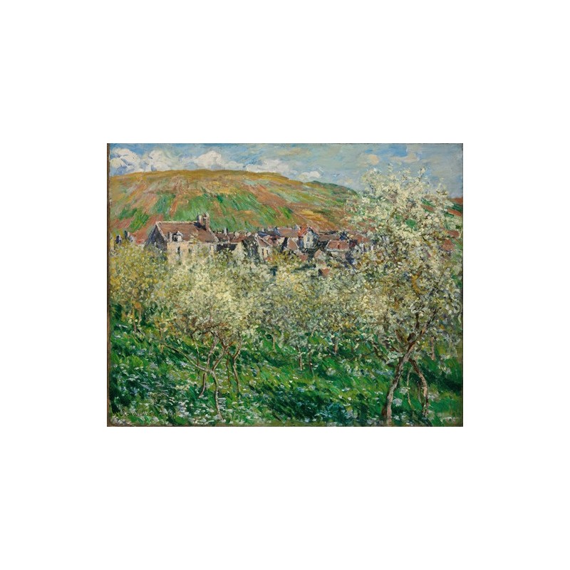  Obraz na płótnie 50x40cm Claude Monet Kwitnące śliwy